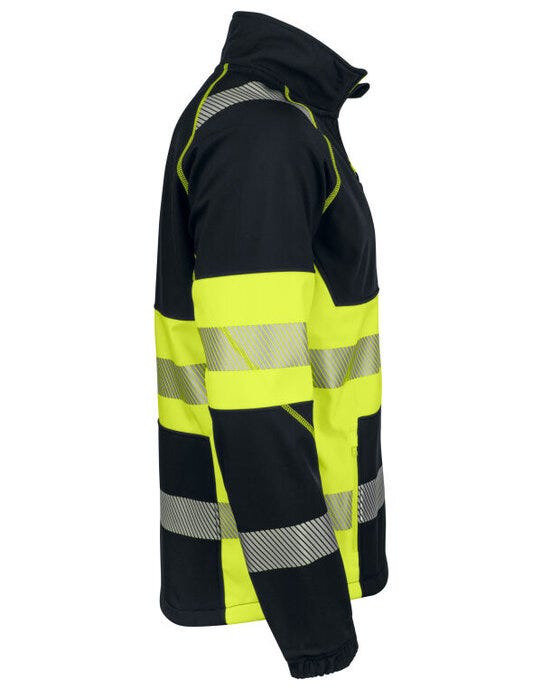 ProJob Workwear PJ646443 ProJob 6443 Class 1 Softshell Jkt - Yellow/Black