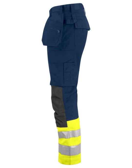 ProJob Workwear PJ646534 ProJob Prio 6534 Waistpants Class 1 - Yellow/Navy