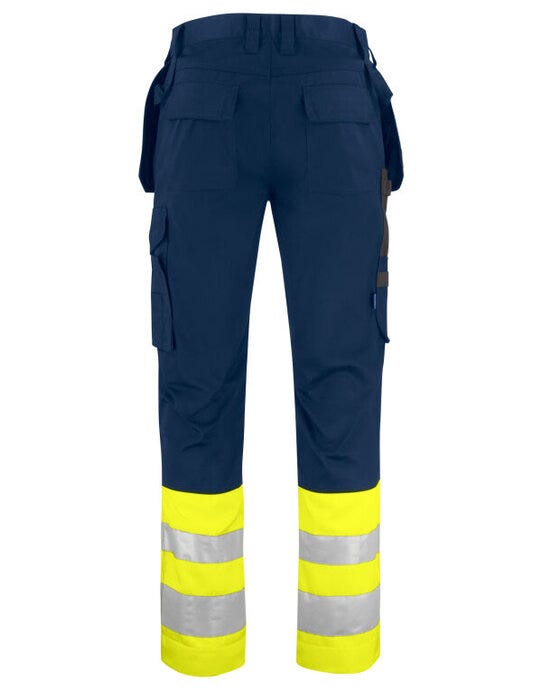 ProJob Workwear PJ646534 ProJob Prio 6534 Waistpants Class 1 - Yellow/Navy