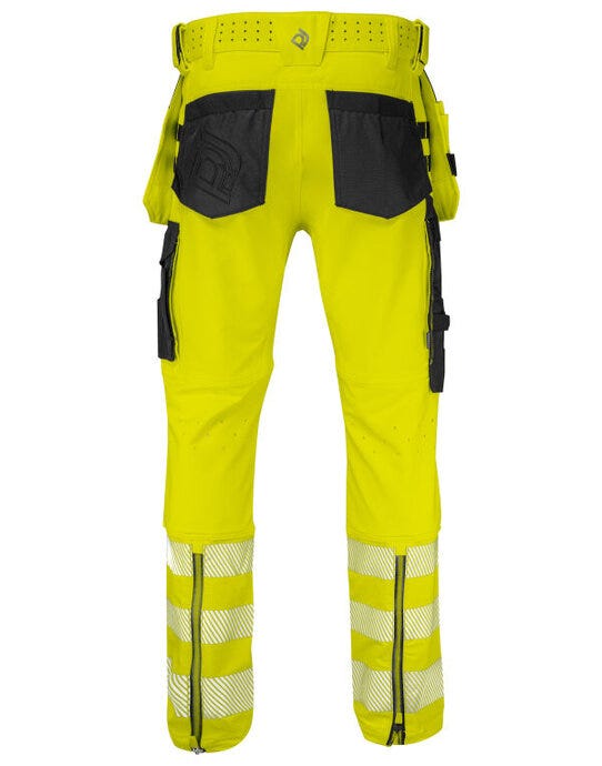 ProJob Workwear PJ646571 ProJob 6571 Waistpant Stretch Class 2 - Yellow/Black
