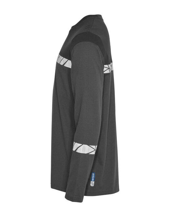 ProJob Workwear PJ647002 ProJob Progression 7002 LS T-Shirt - Grey/Black