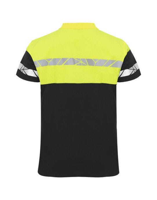 ProJob Workwear PJ647003 ProJob Progression 7003 Pique Polo - Black/Yellow