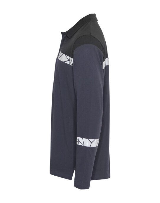 ProJob Workwear PJ647004 ProJob Progression 7004 LS Pique Polo - Navy/Black
