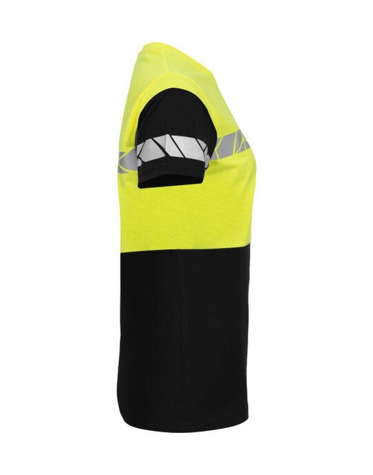 ProJob Workwear PJ647005 ProJob Progression 7005 Ladies T-Shirt - Black/Yellow