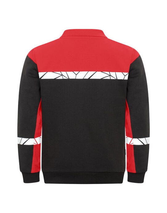 ProJob Workwear PJ647100 ProJob Progression 7100 LS Polo Sweat - Black/Red