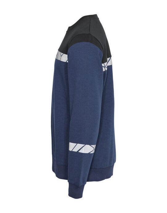 ProJob Workwear PJ647101 ProJob Progression 7101 Sweatshirt - Navy/Black