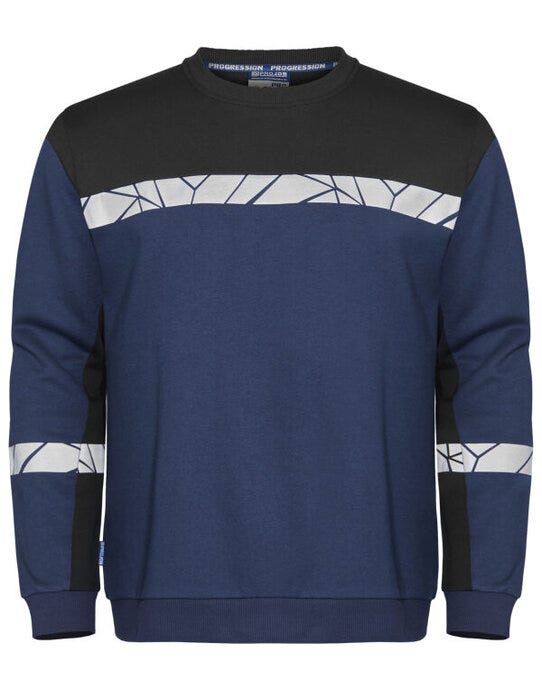 ProJob Workwear PJ647101 ProJob Progression 7101 Sweatshirt - Navy/Black