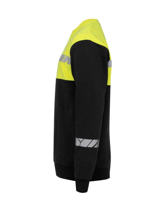 ProJob Workwear PJ647101 ProJob Progression 7101 Sweatshirt - Black/Yellow