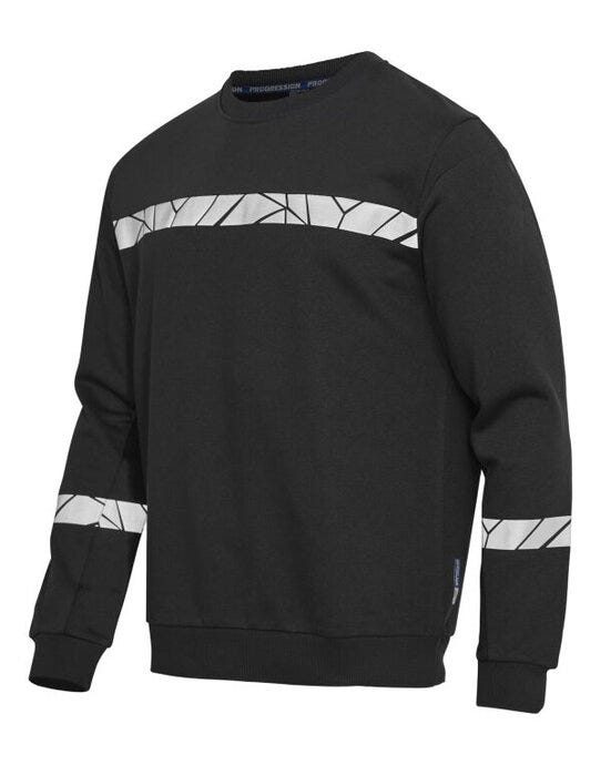 ProJob Workwear PJ647101 ProJob Progression 7101 Sweatshirt - Black/Black
