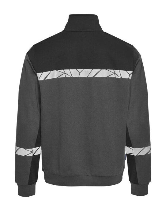 ProJob Workwear PJ647102 ProJob Progression 7102 Half Zip Sweat - Grey/Black