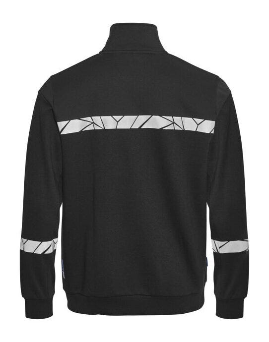 ProJob Workwear PJ647103 ProJob Progression 7103 Full Zip Sweat - Black/Black