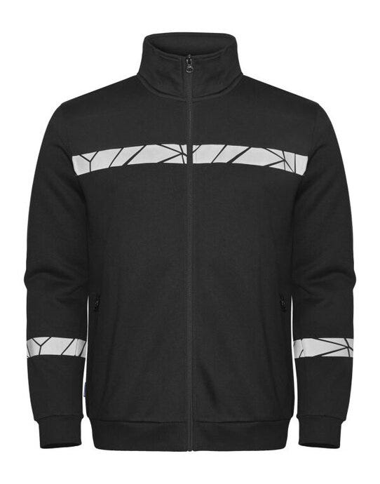 ProJob Workwear PJ647103 ProJob Progression 7103 Full Zip Sweat - Black/Black