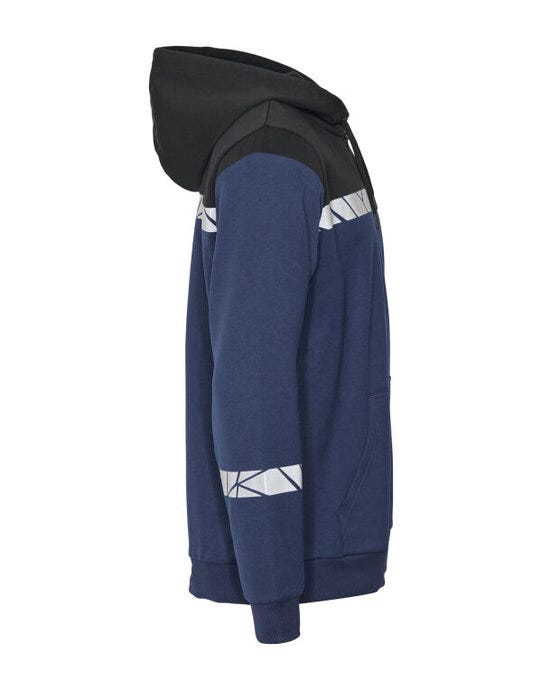 ProJob Workwear PJ647104 ProJob Progression 7104 Half Zip Hoodie - Navy/Black