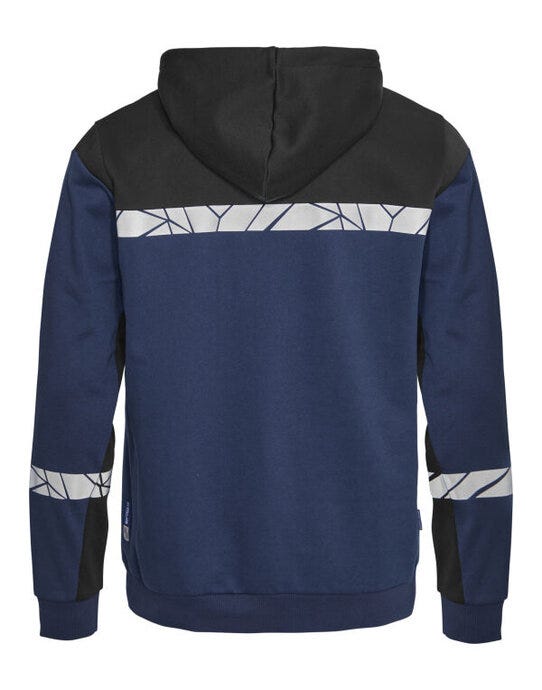 ProJob Workwear PJ647104 ProJob Progression 7104 Half Zip Hoodie - Navy/Black