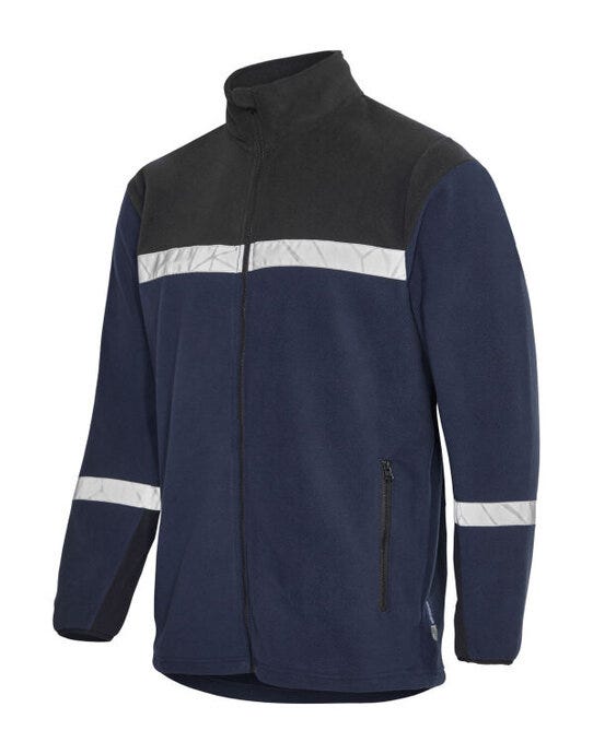ProJob Workwear PJ647300 ProJob Progression 7300 Full Zip Fleece - Navy/Black