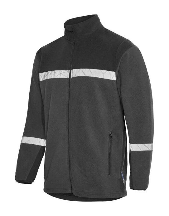 ProJob Workwear PJ647300 ProJob Progression 7300 Full Zip Fleece - Grey/Black