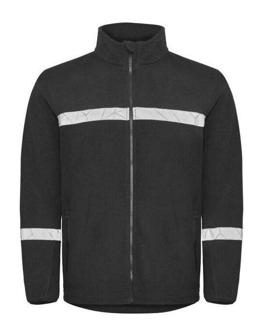 ProJob Workwear PJ647300 ProJob Progression 7300 Full Zip Fleece - Black/Black