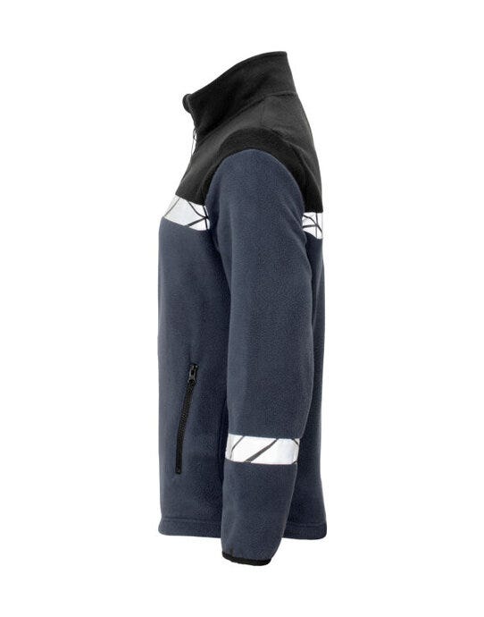 ProJob Workwear PJ647301 ProJob Progression 7301 Ladies FZ Fleece - Navy/Black