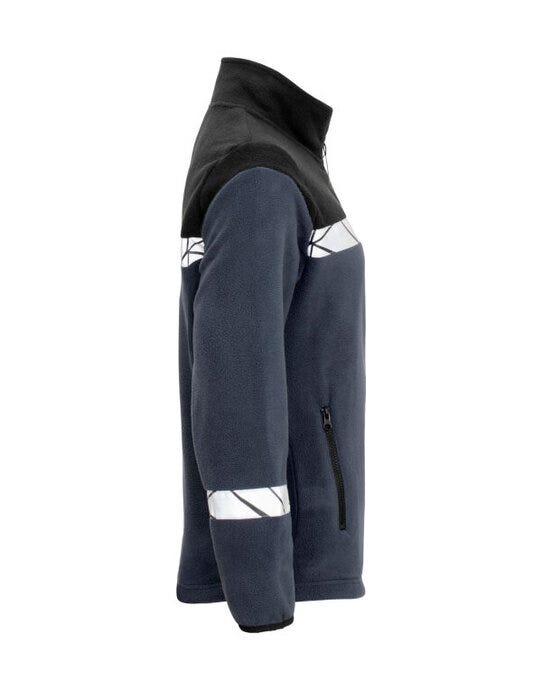 ProJob Workwear PJ647301 ProJob Progression 7301 Ladies FZ Fleece - Navy/Black