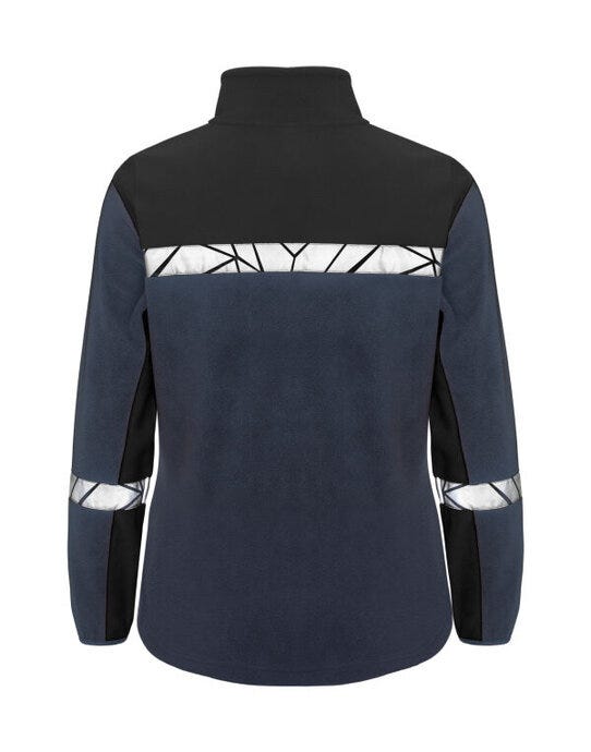ProJob Workwear PJ647301 ProJob Progression 7301 Ladies FZ Fleece - Navy/Black