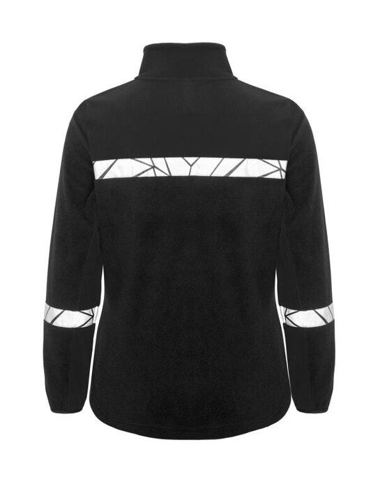 ProJob Workwear PJ647301 ProJob Progression 7301 Ladies FZ Fleece - Black/Black