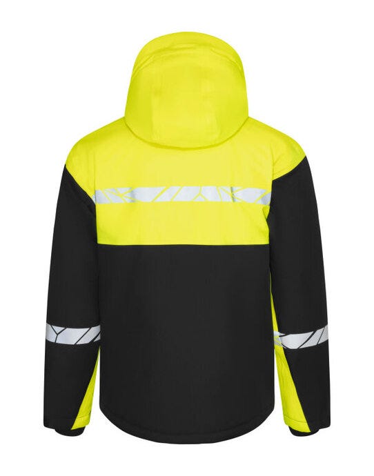 ProJob Workwear PJ647413 ProJob Progression 7413 Padded Softshell - Black/Yellow