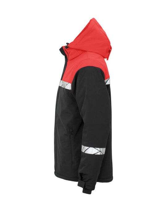ProJob Workwear PJ647413 ProJob Progression 7413 Padded Softshell - Black/Red