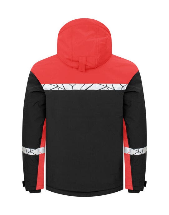 ProJob Workwear PJ647413 ProJob Progression 7413 Padded Softshell - Black/Red