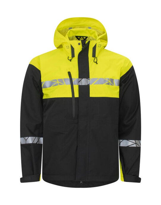 ProJob Workwear PJ647414 ProJob Progression 7414 Shell Jacket - Black/Yellow