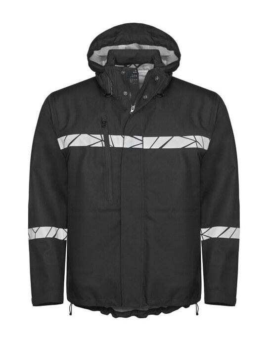 ProJob Workwear PJ647414 ProJob Progression 7414 Shell Jacket - Black/Black