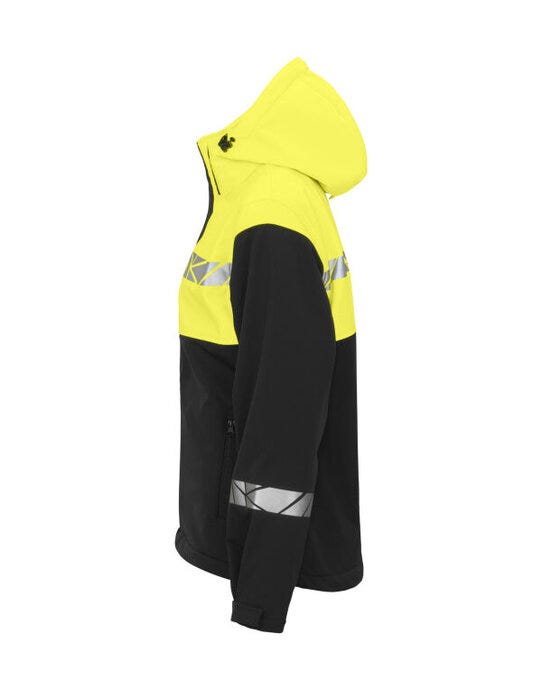 ProJob Workwear PJ647417 ProJob Progression 7417 Ladies Softshell - Black/Yellow