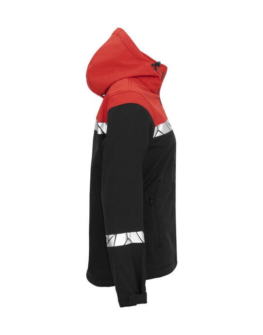 ProJob Workwear PJ647417 ProJob Progression 7417 Ladies Softshell - Black/Red