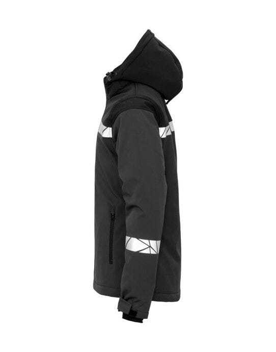 ProJob Workwear PJ647418 ProJob Progression 7418 Ladies Softshell - Grey/Black
