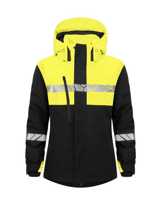 ProJob Workwear PJ647420 ProJob Progression 7420 Ladies Funct Jkt - Black/Yellow