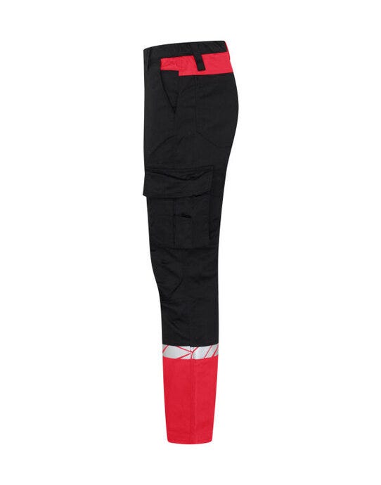 ProJob Workwear PJ647507 ProJob 7507 Service Pant - Black/Red