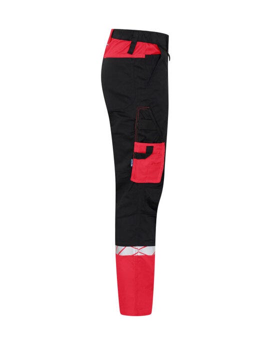 ProJob Workwear PJ647507 ProJob 7507 Service Pant - Black/Red