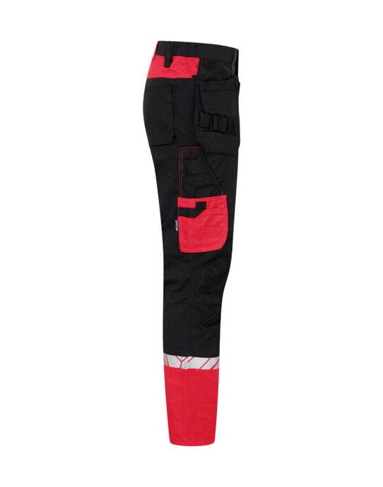 ProJob Workwear PJ647509 ProJob 7509 Workpant - Black/Red