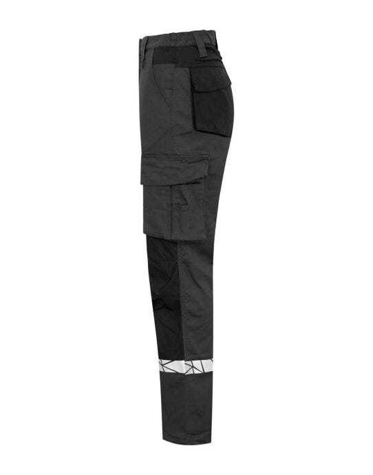 ProJob Workwear PJ647512 ProJob Progression 7512 Ladies Workpant - Grey/Black