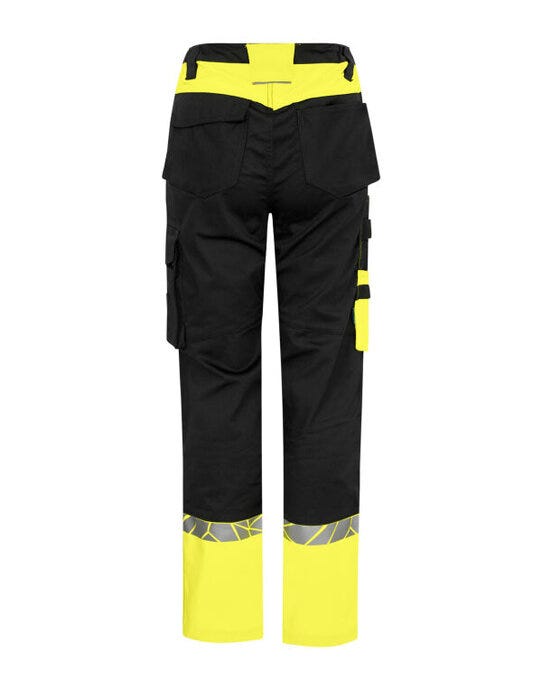 ProJob Workwear PJ647512 ProJob Progression 7512 Ladies Workpant - Black/Yellow