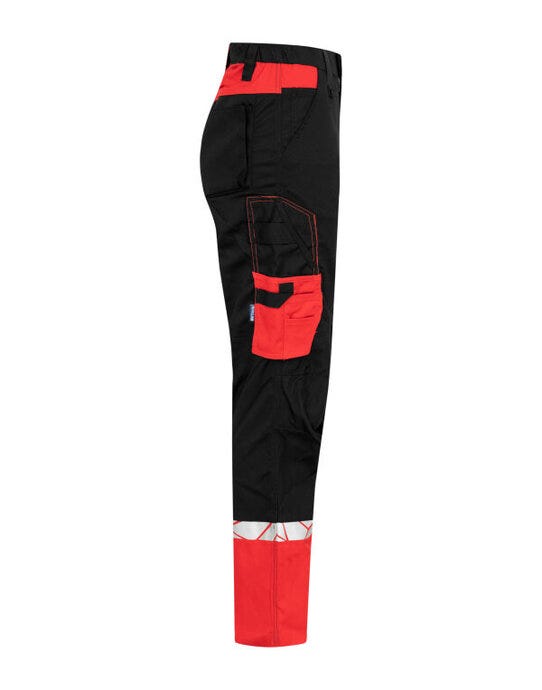 ProJob Workwear PJ647512 ProJob Progression 7512 Ladies Workpant - Black/Red