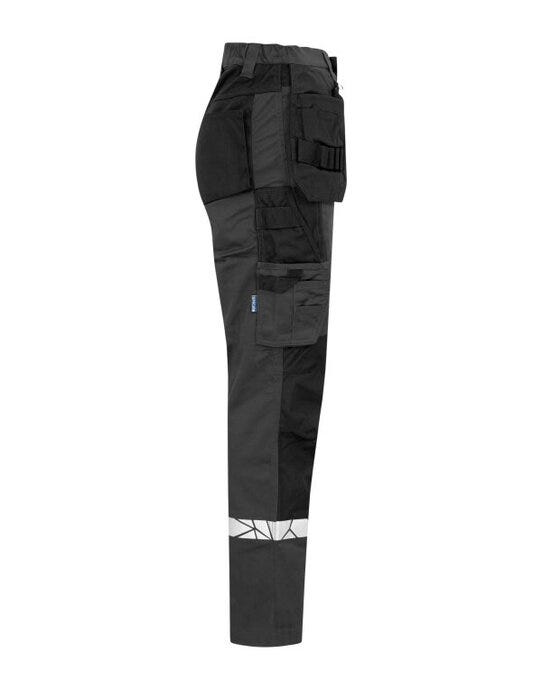 ProJob Workwear PJ647513 ProJob Progression 7513 Ladies Workpant - Grey/Black