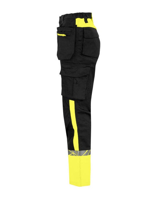 ProJob Workwear PJ647513 ProJob Progression 7513 Ladies Workpant - Black/Yellow