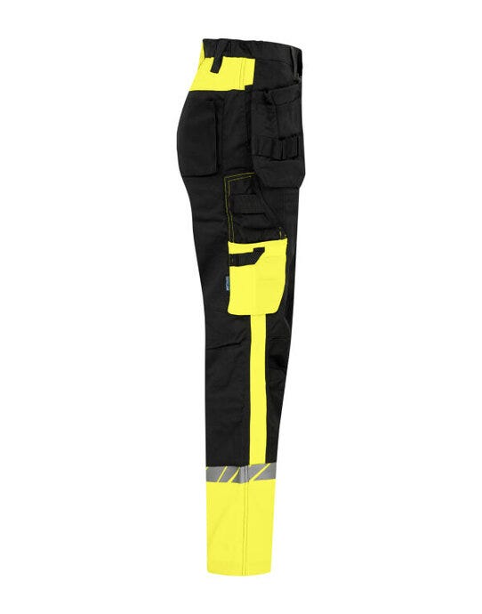 ProJob Workwear PJ647513 ProJob Progression 7513 Ladies Workpant - Black/Yellow