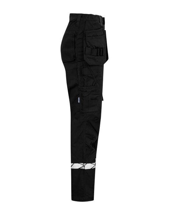 ProJob Workwear PJ647513 ProJob Progression 7513 Ladies Workpant - Black/Black