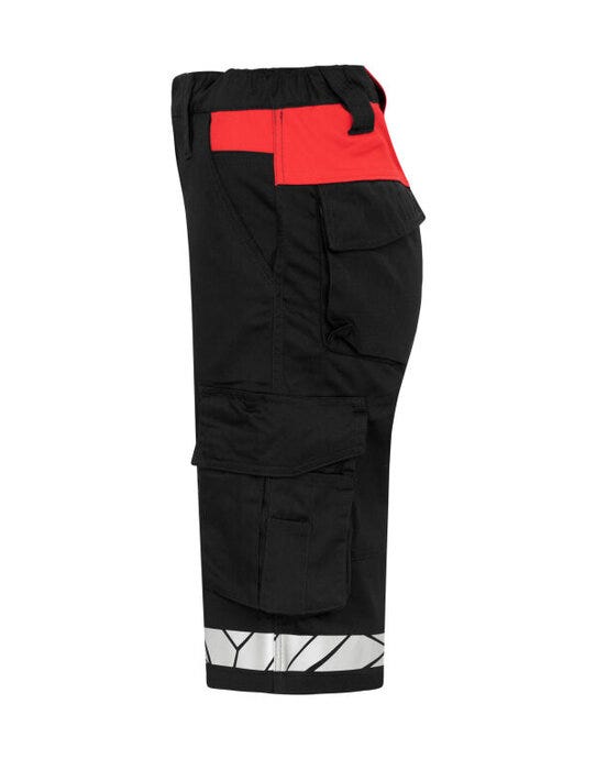 ProJob Workwear PJ647514 ProJob Progression 7514 Ladies Shorts - Black/Red