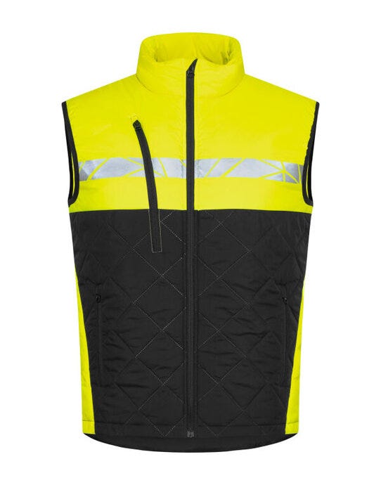 ProJob Workwear PJ647700 ProJob Progression 7700 Vest - Black/Yellow