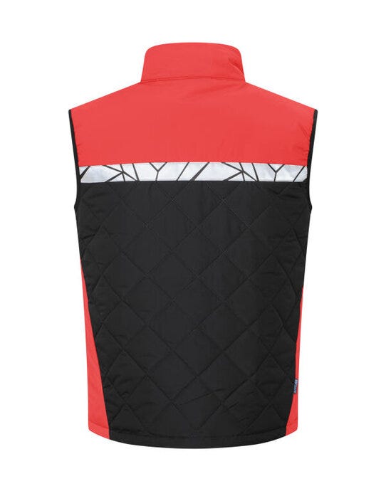 ProJob Workwear PJ647700 ProJob Progression 7700 Vest - Black/Red