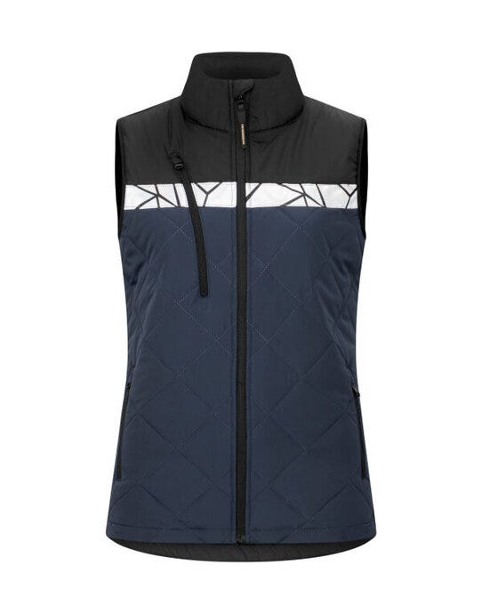 ProJob Workwear PJ647701 ProJob Progression 7701 Ladies Vest - Navy/Black