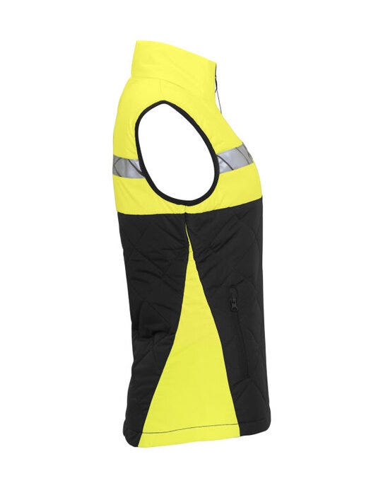 ProJob Workwear PJ647701 ProJob Progression 7701 Ladies Vest - Black/Yellow