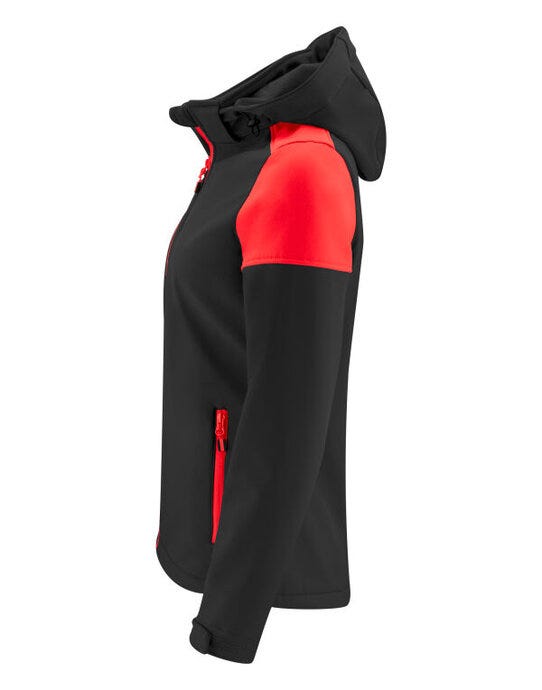 Printer Prime PP2261066 Ladies Softshell - Black/Red